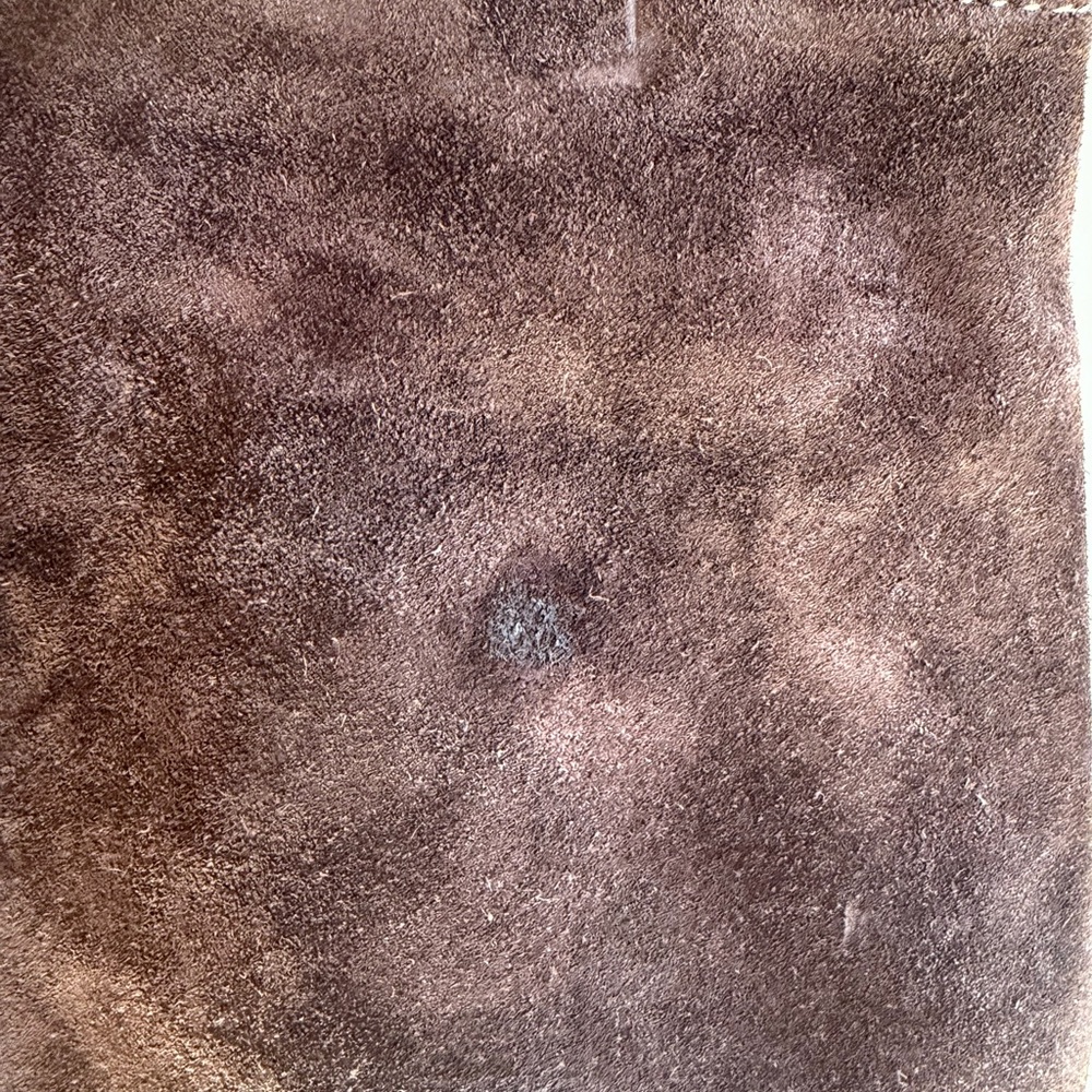 Ralph Lauren Brown Suede Tote Bag - Picture 2 of 6